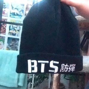 black BTS beanie